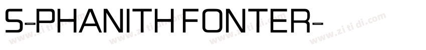 S-PHANITH FONTER字体转换